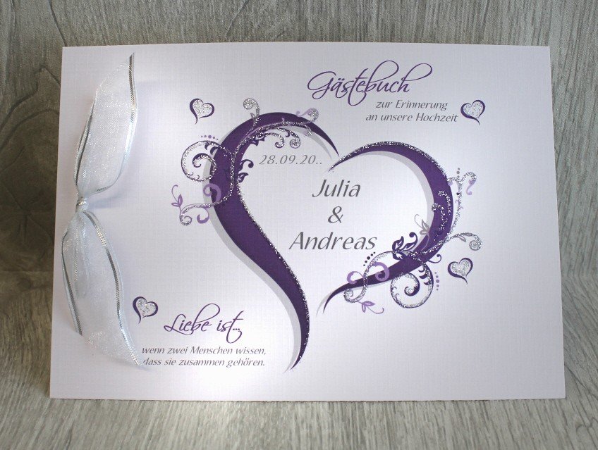 Gästebuch 10008 in 8 Farben, A5 – Bild 5