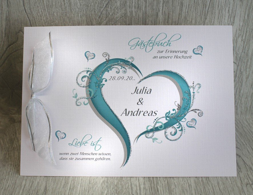 Gästebuch 10008 in 8 Farben, A5 – Bild 7