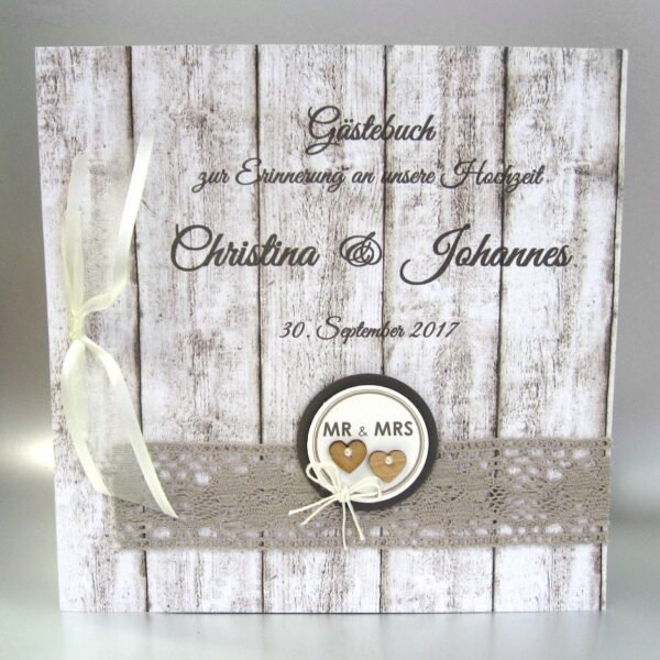 Gästebuch zur Hochzeit 11024 Mr & Mrs