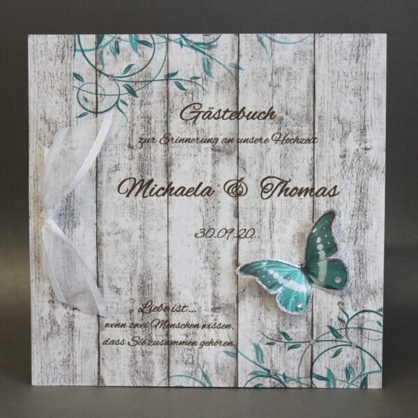 Gästebuch Holzoptik 11025 in 4 Farben