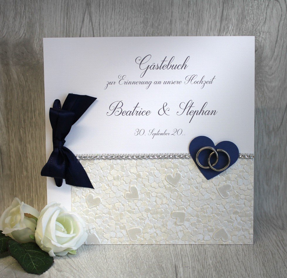 Gästebuch 11028 in 5 Farben mit Ringen – Bild 2