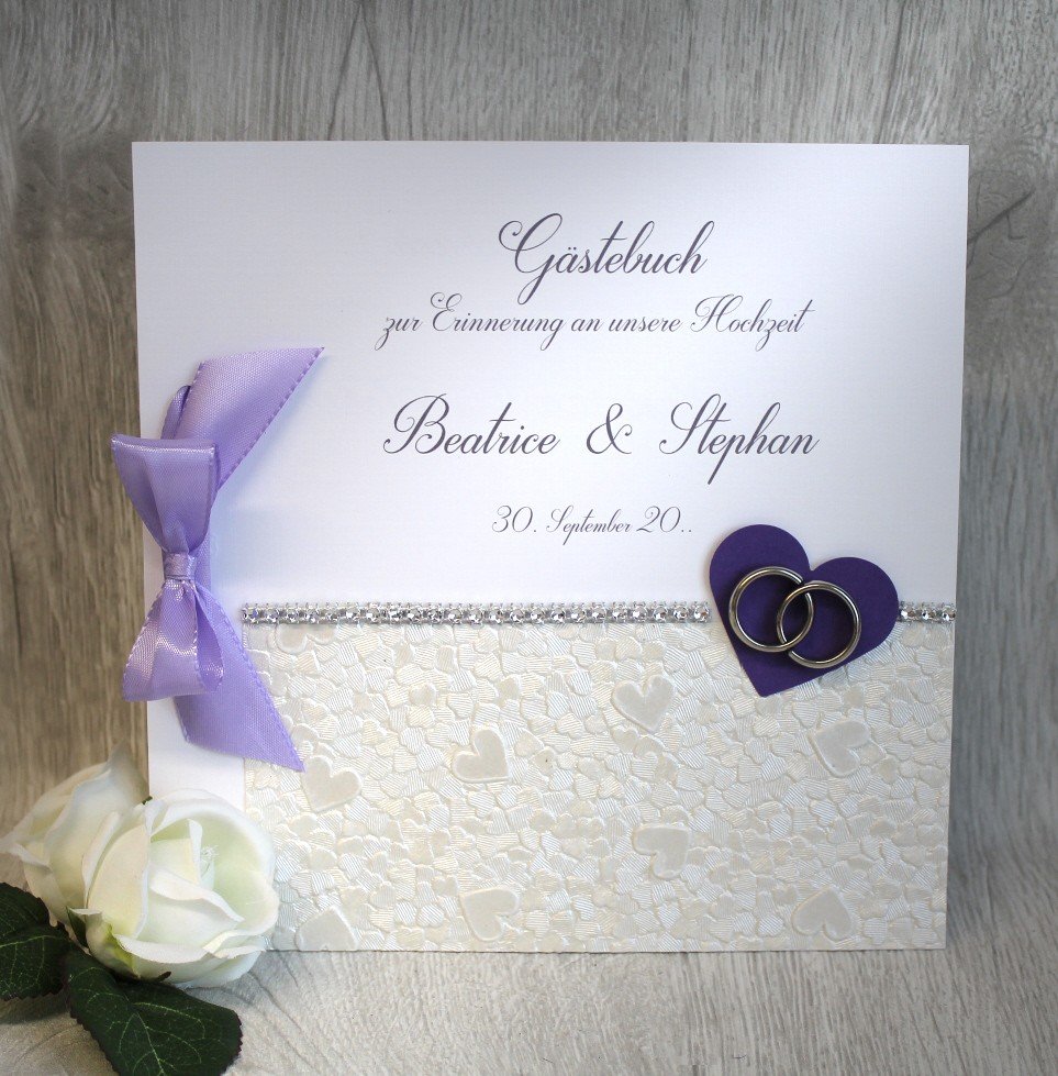 Gästebuch 11028 in 5 Farben mit Ringen – Bild 4