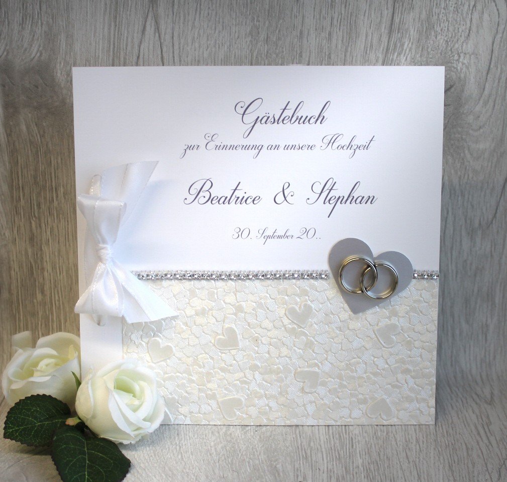 Gästebuch 11028 in 5 Farben mit Ringen