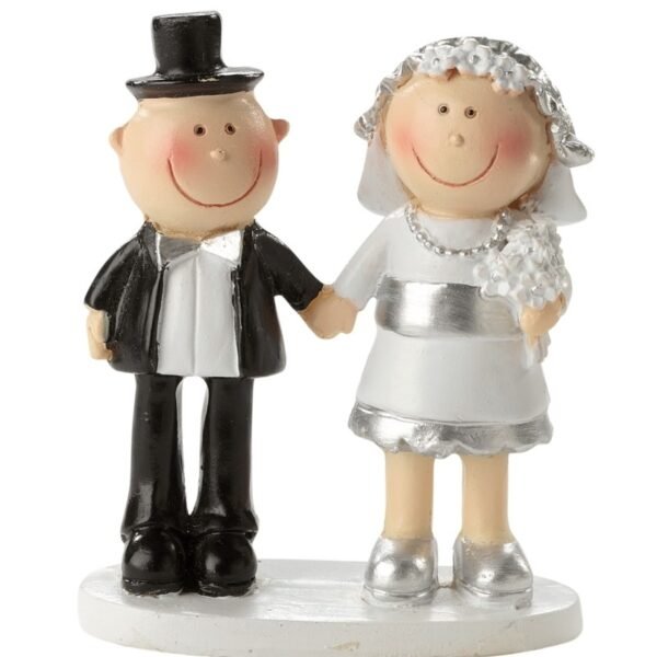 Brautpaar Silberhochzeit als Tortenfigur oder zur Deko 3870032
