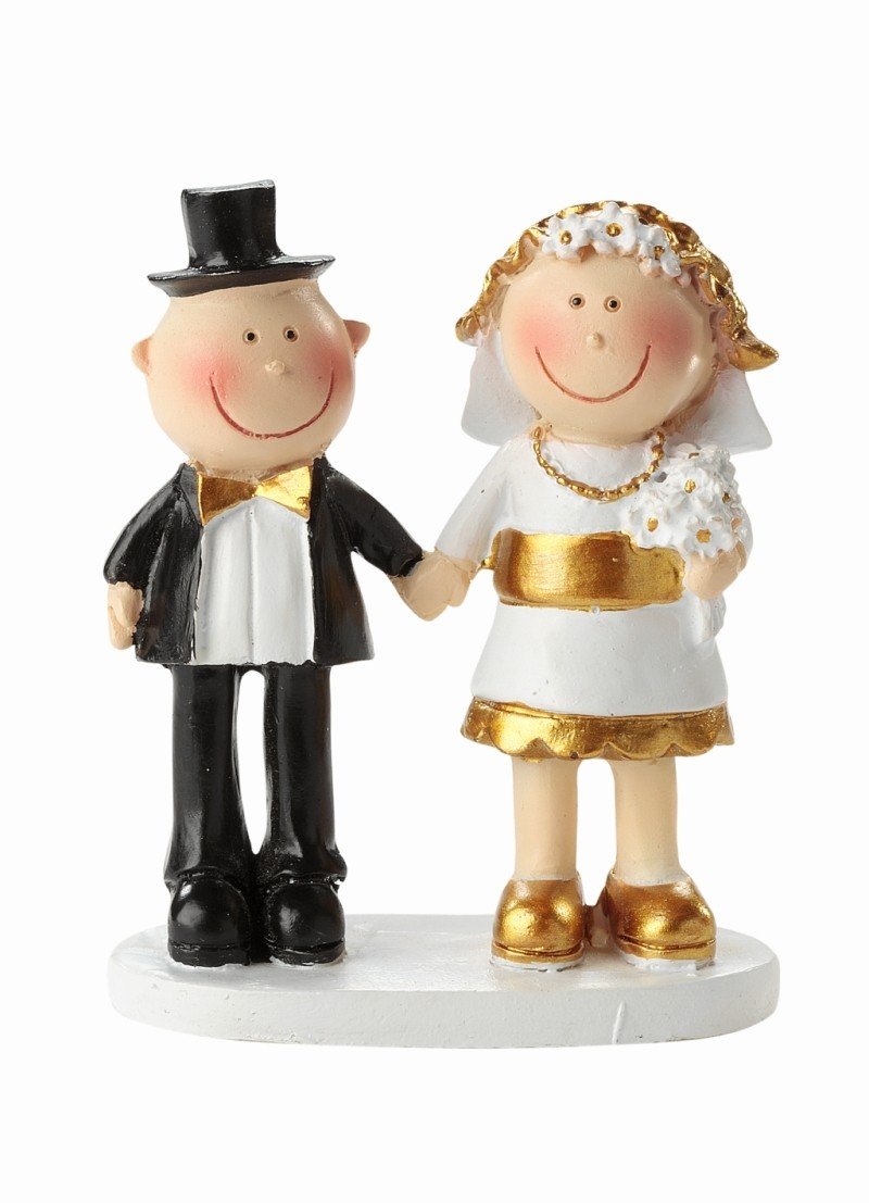 Brautpaar Goldhochzeit als Tortenfigur oder zur Deko 3870033