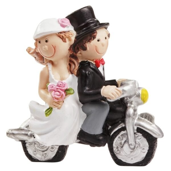Brautpaar Hochzeit, Motorrad als Tortenfigur oder zur Deko 3870169