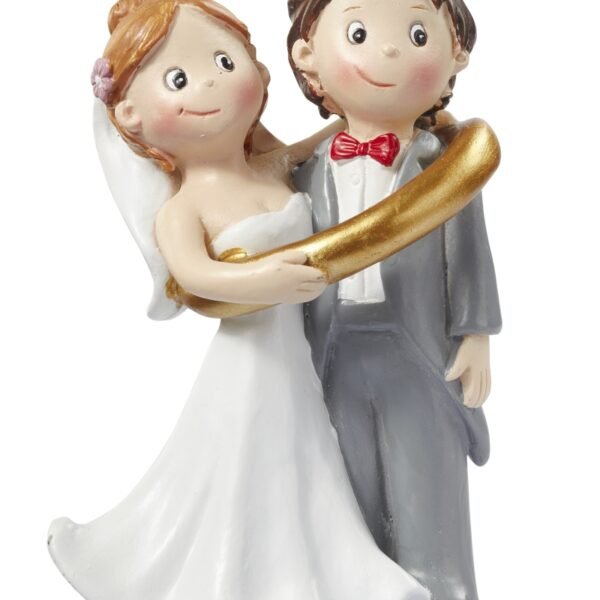 Hochzeitspaar im Ring, als Tortenfigur oder zur Deko 3870221