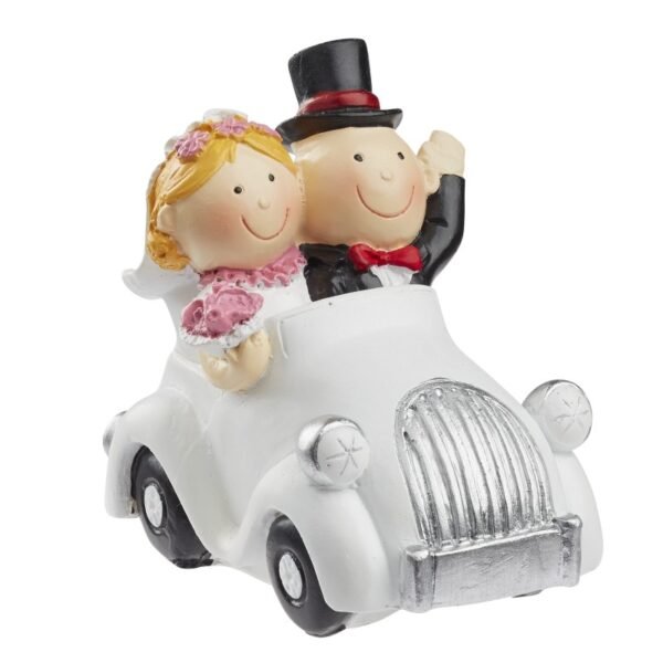 Hochzeitspaar im Auto, als Tortenfigur oder zur Deko 3870554