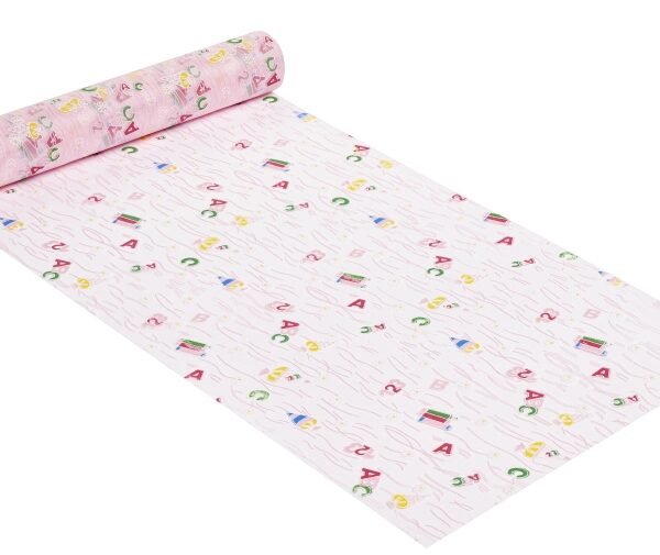 Tischläufer Organza zur Einschulung rosa 5mtr. Rolle mtr. 2,99Euro