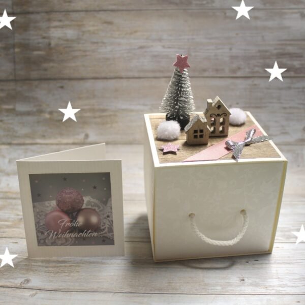 Geldgeschenk zu Weihnachten "die besondere Verpackung" incl. Weihnachtskärtchen Design 71008
