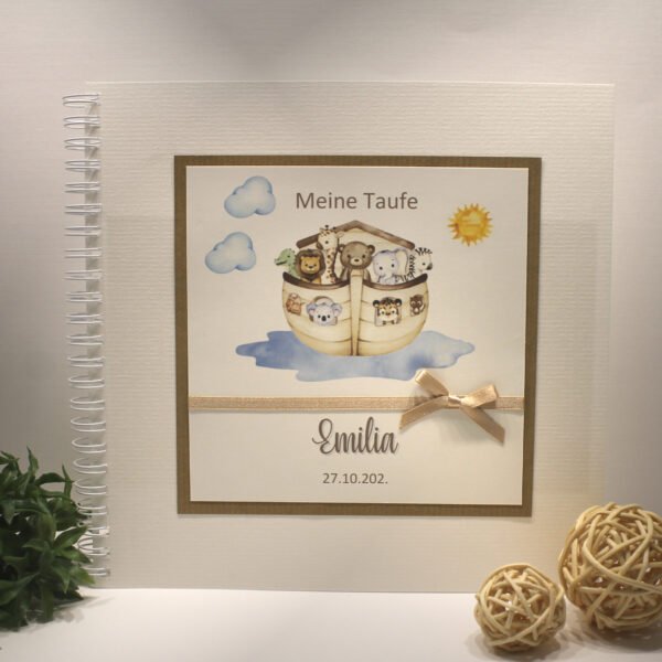 Gästebuch zur Taufe "Arche" zum kleinen Preis! Design TA05 GÄ