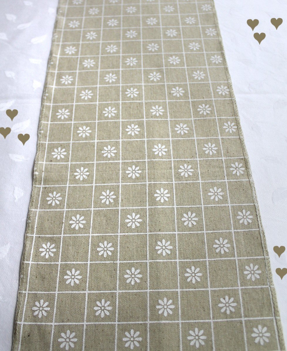 Karo Tischläufer in rosa oder hellblau, 20cm x 10mtr. zum TOP PREIS!! Verkauf solange Vorrat!! – Bild 2