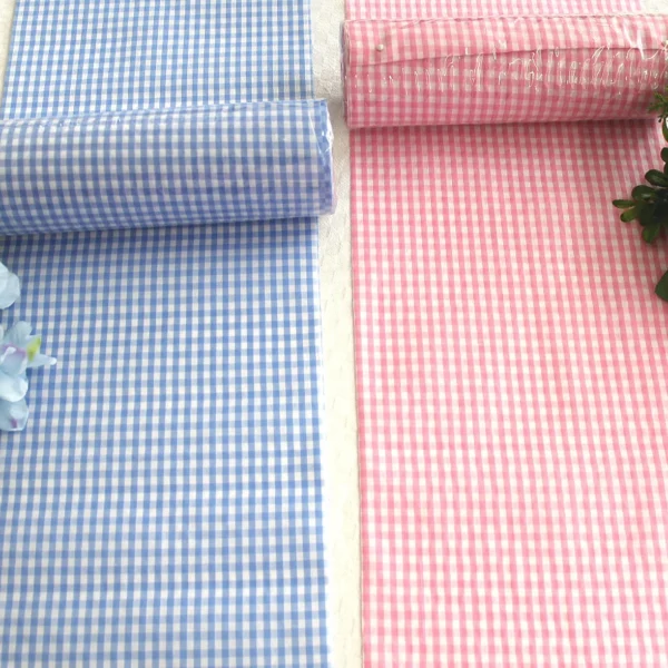 Karo Tischband – Rosa oder Hellblau – 10 m x 20 cm – Perfekt für Taufe & Feste Design 50